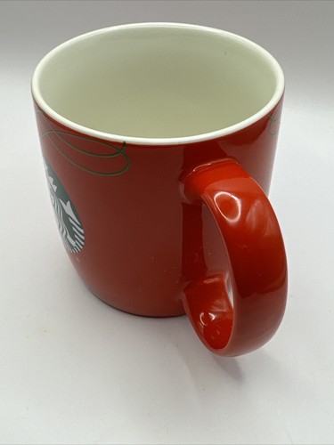 Tazza tazza sirena ceramica caffè rosso Starbucks 2020 festa 18 oz Natale - Foto 3 di 9