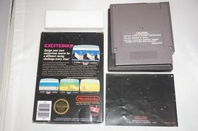Excitebike HANGTAB No Code (Nintendo NES) Complete in Box CIB #2