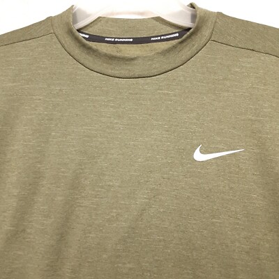 olive green nike crop top