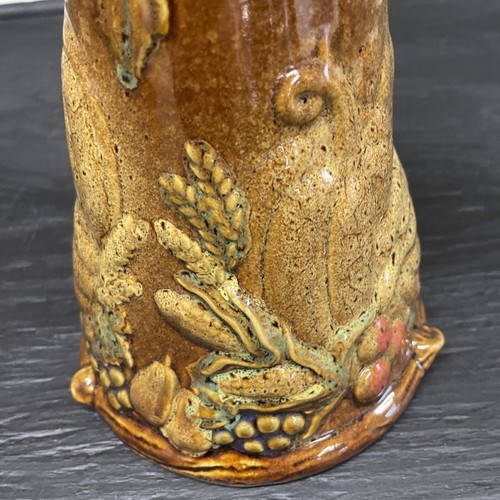 Set Of 2 Creative Co-op Glazed Autumnal Stnwr 11.5” Pillar Candle Holder - Picture 4 of 6