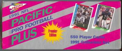 1991 Pacific Plus Premier Edition Football Brett Fave Rookie Year Set
