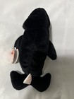 “WAVES” TY BEANIE BABY B&W WHALE, NO ERROR, PE PELLETS - EXCELLENT CONDITION! — photo 3