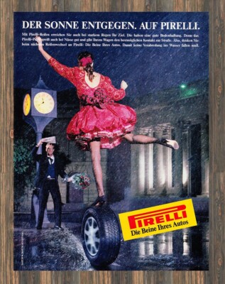 Pirelli Reifen - Reklame Werbeanzeige Original-Werbung 1988 (4)