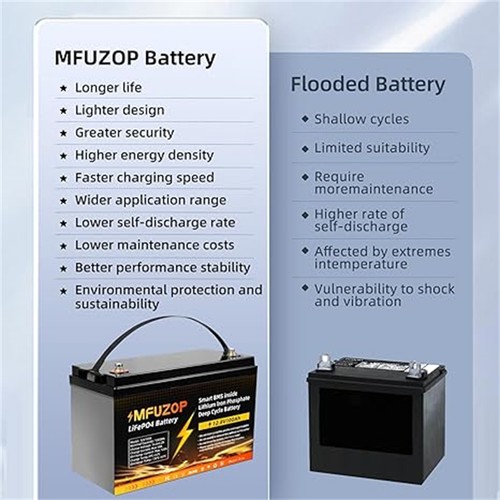 12V 100AH 200AH 300AH LiFePO4 Lithium Battery 15000+ Cycle for RV Solar BMS - Picture 13 of 38