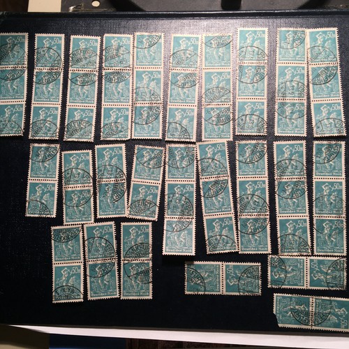 Germany Stamp #228, Used 50c greenish blue 1922-23 SCV $115.00 Lot Of 135 Stamps - Picture 7 of 11