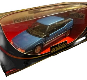 Vintage 1989 Solido 8501 France Citroën XM Blue 1:18