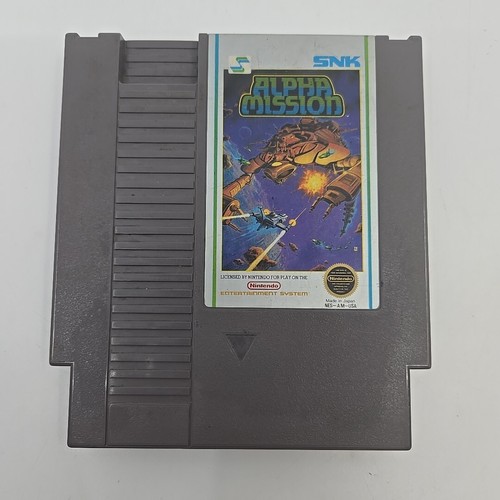 Alpha Mission (Nintendo NES) Pins Cleaned & Tested - FAST FREE SHIPPING!!!