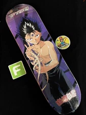 RARE Yuyu Hakusho Skateboard Deck Hiei Anime Art Spirit Dbz