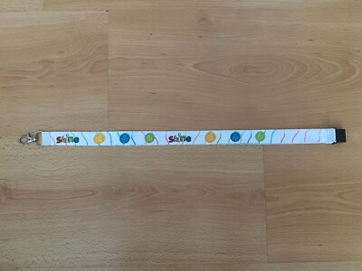 Sky Shine Schlüsselband weiß Ausweis Schlüsselkartenetui