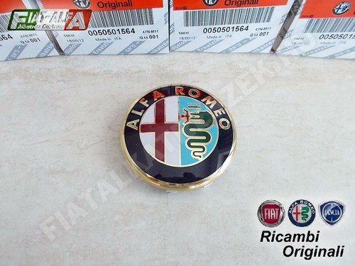 WHEEL CENTRE CAPS RIM HUB COVERS 50521712_KIT Alfa Romeo New Original - Picture 2 of 2
