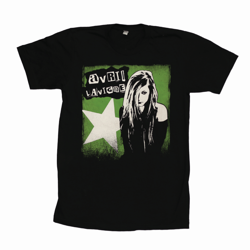 Avril Lavigne The Black Star Tour T-Shirt Short sleeve all size S