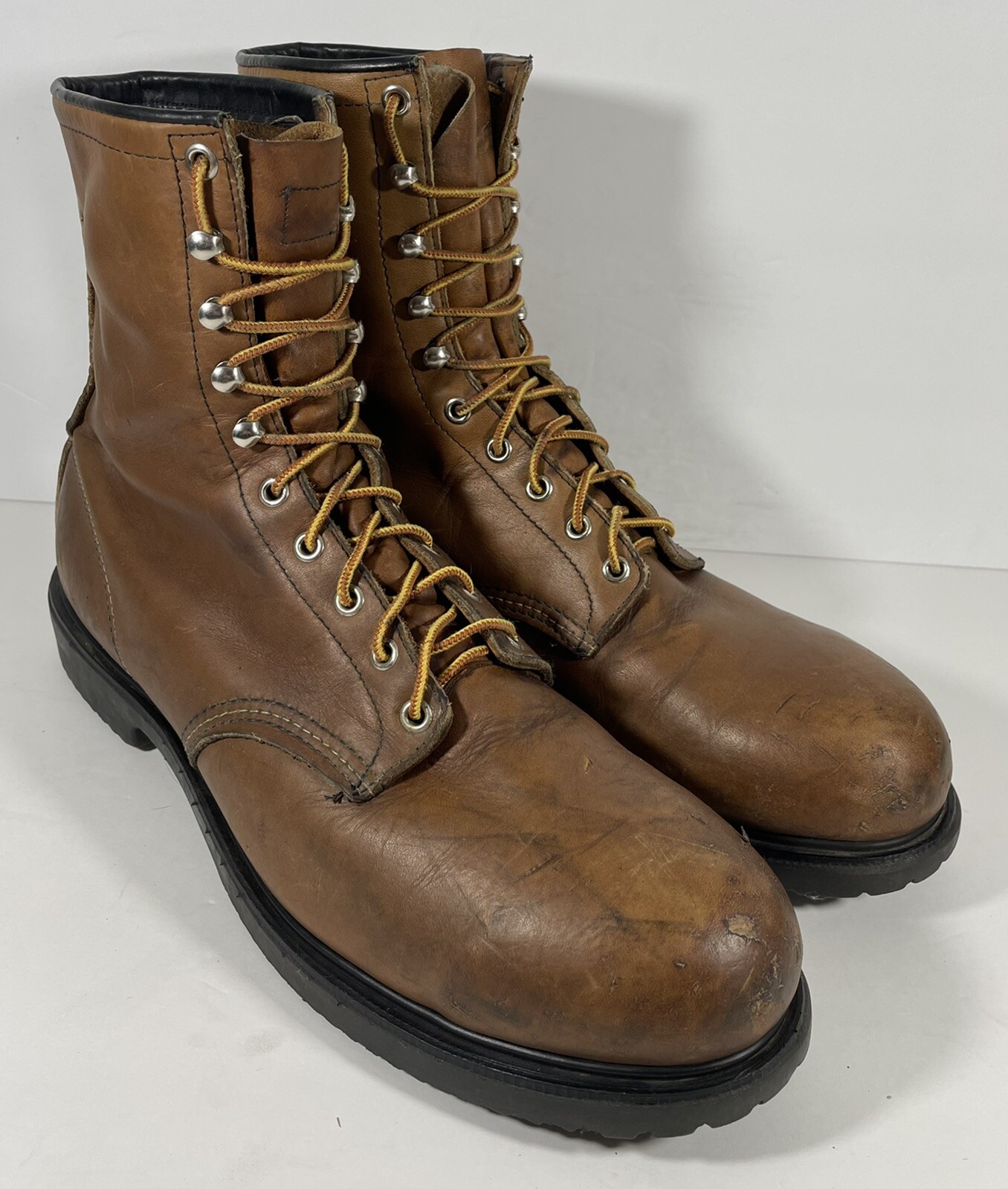Red Wing Mens Brown Leather Engineer 
