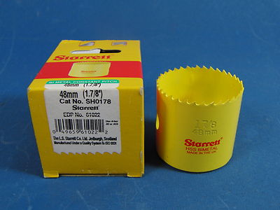 Starrett Bohrkrone Zylindersäge 48mm (1.7/8'') HSS-Bimetall NEU