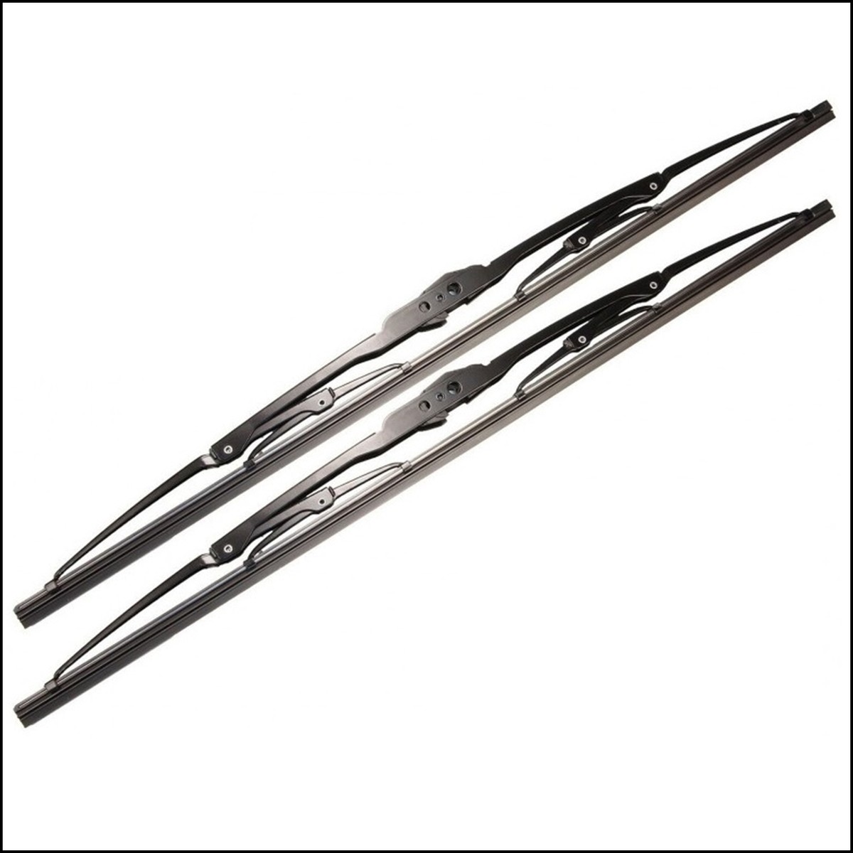 Coppia Spazzole Tergicristallo Compatibili Con Honda Jazz 2002-2008, Gomma