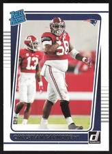 2021 Panini Donruss Rated Rookie Christian Barmore RC #349 New England Patriots