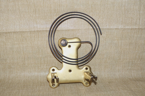German Wall Clock Movement Mounting Bracket and Gong - Picture 2 of 9