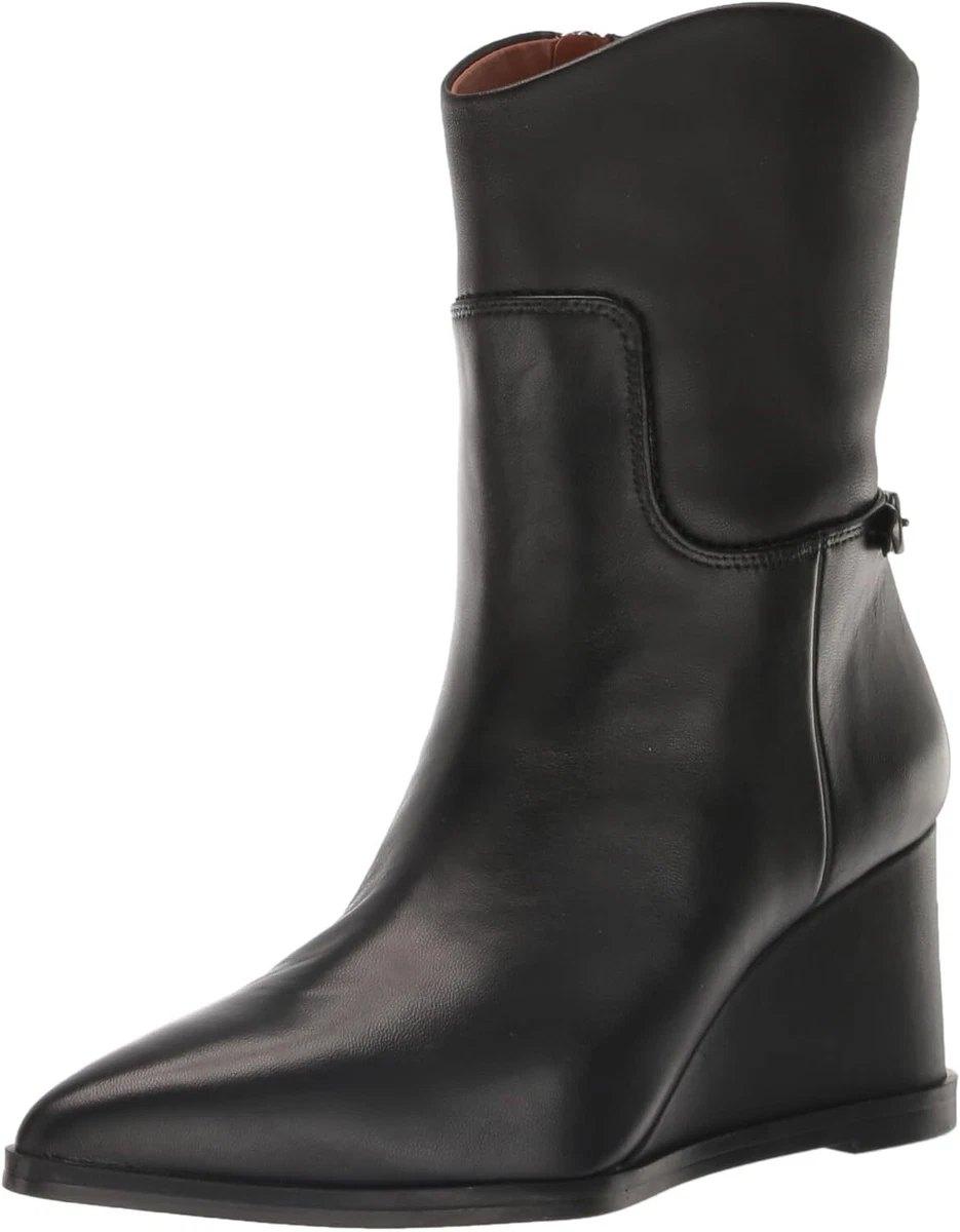 Pointed cheap wedge booties