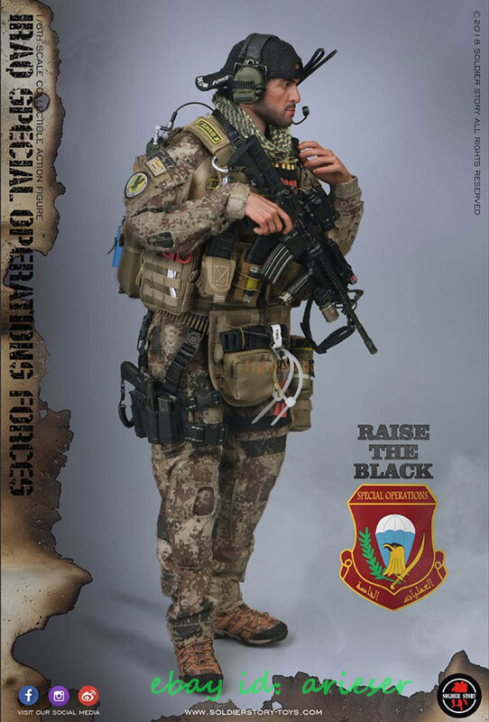 Soldier Story 1/6 Ss107 Iraqi Special Forces Machine Gunner