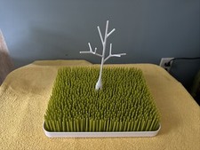 Boon Lawn Countertop Drying Rack - Green With Tree For Drying Pacifiers