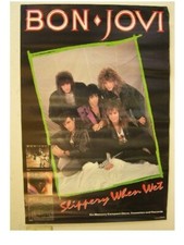 Jon Bon Jovi Slippery When Wet Poster John Old