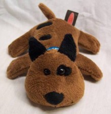 Melissa  Doug BANDIT THE BROWN  BLACK PUPPY DOG 6" Plush STUFFED ANIMAL Toy