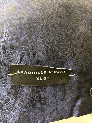 Shaquille O'Neal XLG Men's 2-Button Navy & Black Marble Suit Jacket Sz50 Reg NEW - Picture 2 of 6