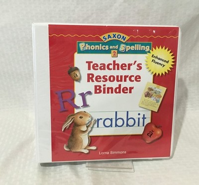 SAXON PHONICS & SPELLING GRADE 2 TEACHER'S RESOURCE BINDER / LORNA