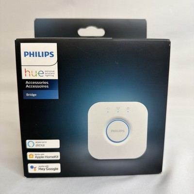 Philips Hue Bridge 2.1 2nd Gen Smart Hub Zigbee Alexa SmartThings - White