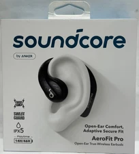 Soundcore AeroFit Pro Open-Ear Wireless Headphones - Black (A3871)