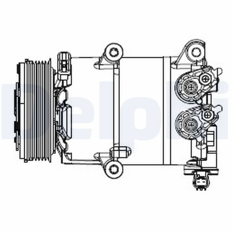 COMPRESSOR AIR CONDITIONING CS20553 FOR FORD TRANSIT/CONNECT/V408/Box/Body/MPV - Image 2 of 4