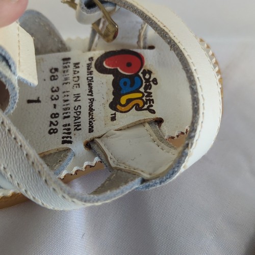 Mickey Mouse Sandals Size 1 Toddlers Disney Pals Spain 1980s - Picture 6 of 8