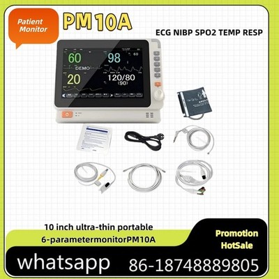 10 inch ultra-thin portable 6-parameter monitor PM10A