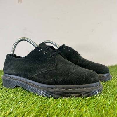 Dr. Martens Schuhe Größe 5 Damen schwarz Soft Buck 1461 Mono Low-Top Freizeit Wildleder
