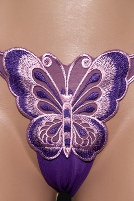Tanga - Sexy Schmetterlings G-String - verschied. Farben - verstellbare Taille