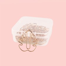10 Pcs Bookmark Paper Clip Colorful Bookmarks Paperclips