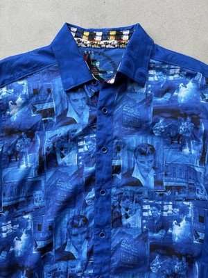 Lansky Bros Robert Graham Limited Edition Elvis Presley Long Sleeve XS