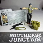 Vintage G.I JOE Cobra Action Figure TUNNEL RAT 1987 Accessories & File Card
