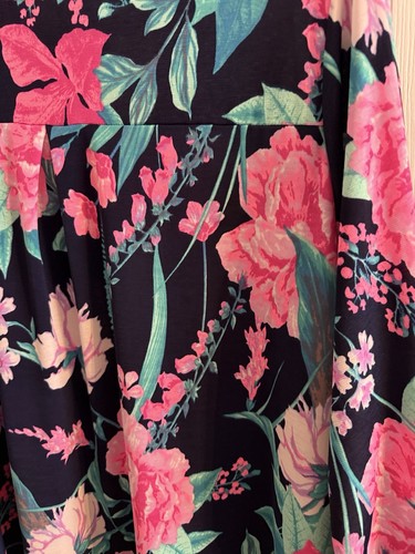Dear Scarlett 3/4 Sleeve Cardigan Pink Floral Plus Size 2X Beautiful Print NWT - Picture 5 of 8