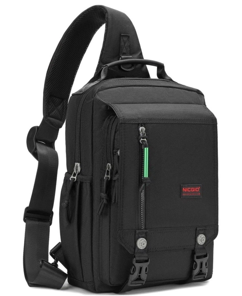 NICGID Sling Bags Chest Shoulder Backpacks, 14.1 Laptop Backpack Crossbody ...
Opens in a new window