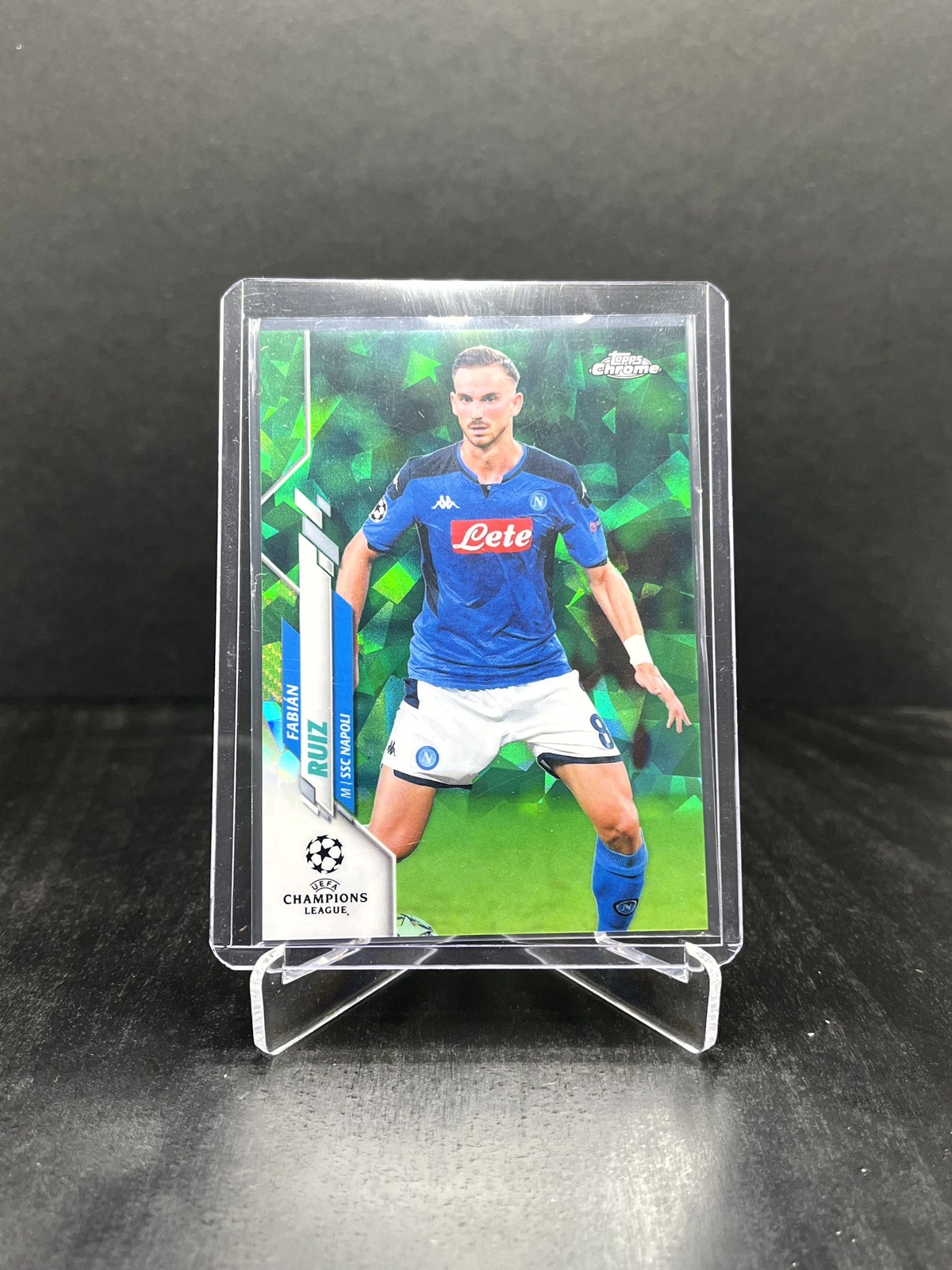 2019-20 Topps Chrome Sapphire UEFA Soccer Fabian Ruiz Green 21/75 #41