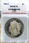 1883 O MORGAN ULTRA PROOF LIKE! SUPERB GEM! DEEP MIRRORS! WOW COIN!  NR #64611