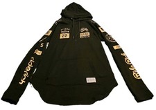 Ride Rich Motorcycles Racing Scoop Black Pullover Hoodie Mens Size Large Nwt
