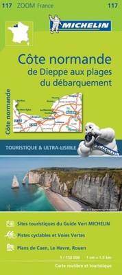 NORMANDY COAST ZOOM MAP 117 by Michelin Self Help Business