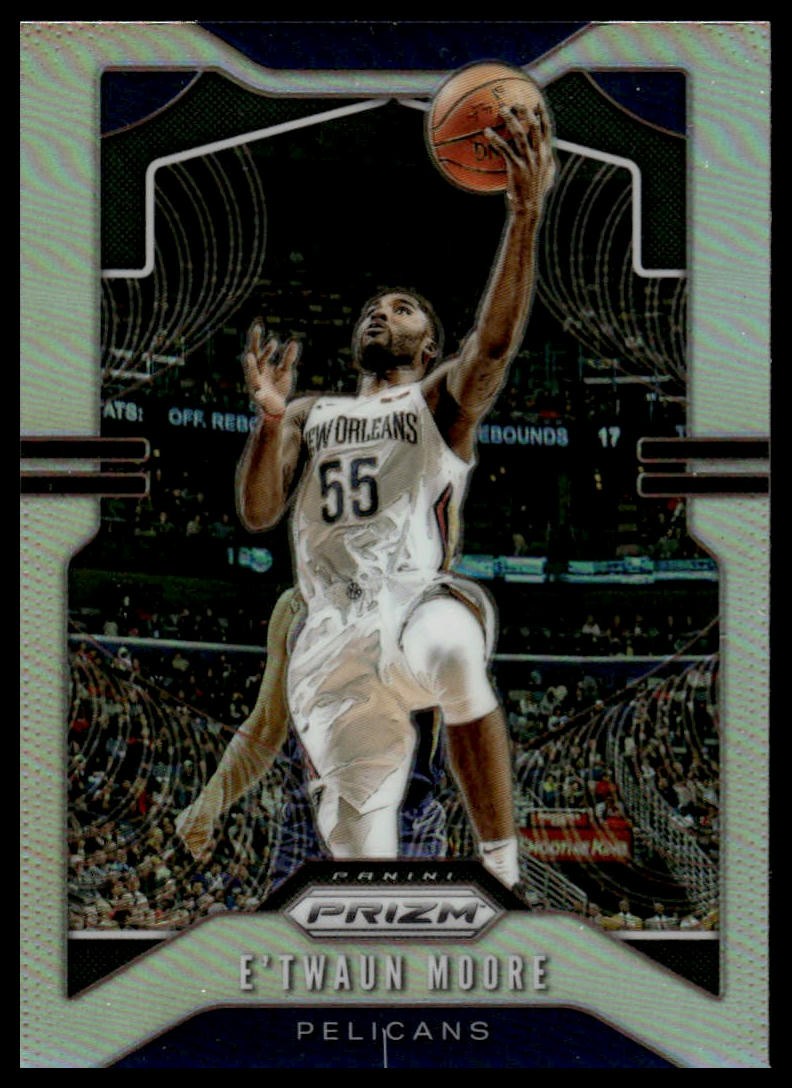 2019-20 Panini Prizm #174 E'Twaun Moore Prizms Silver