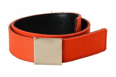 Hugo Boss Women's Reversible Leather & Wool Belt Sz XS