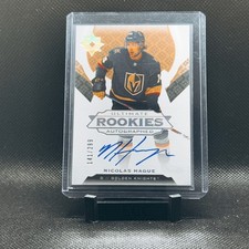 2019-20 Ultimate Collection - Nicolas Hague Ultimate Rookies Auto /299 #182