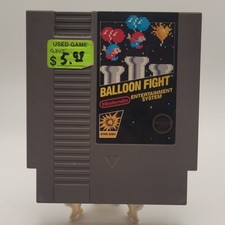 Balloon Fight NES Nintendo Entertainment System Tested Working Authentic