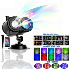 Christmas LED Laser Projector Lights Rotate Projection Lamp Indoor Outdoor Decor