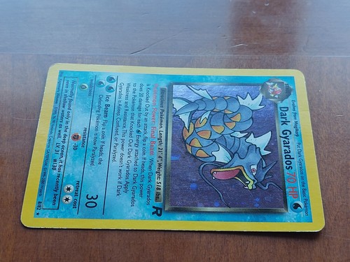 Carta Pokémon Dark Gyarados English Holo 8 Team Rocket TCG - Imagen 4 de 9