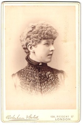Photograph Debenham & Gabell, London, Regent Street 158, Page Profile of a Fra 